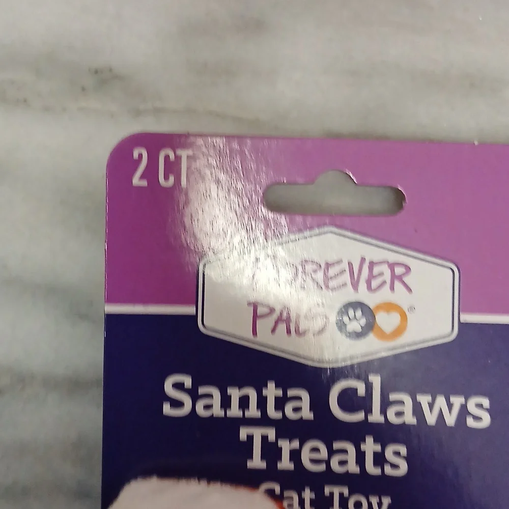 Forever Pals Santa Claws Cat Toy TREAT Set